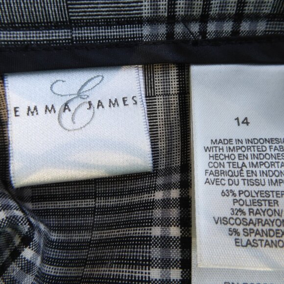 Vintage Tweed Pleated Skirt, Size 14 - Picture 3 of 3